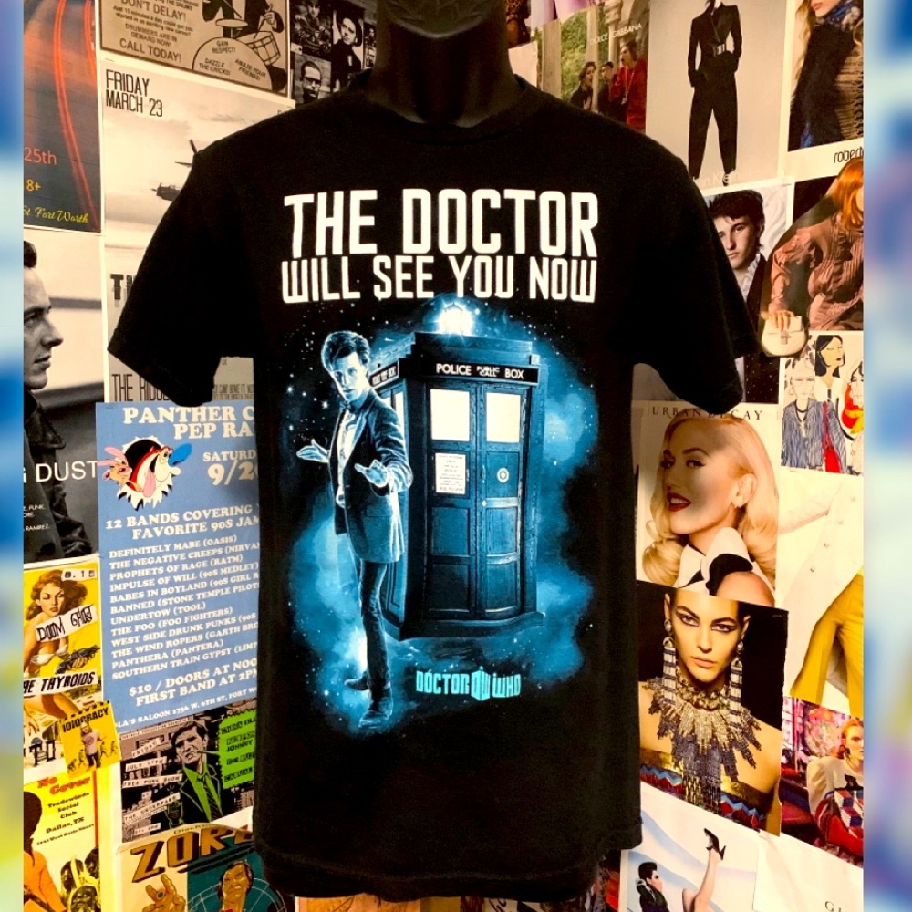 Doctor Who Unisex/Men’s T-shirt - Sz S